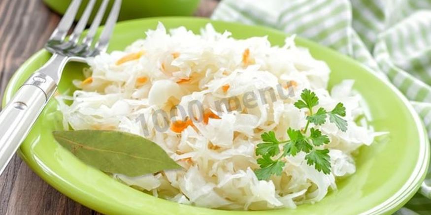 Рецепт квашеной капусты за сутки