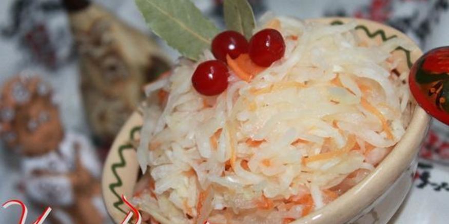 Рецепт квашеной капусты