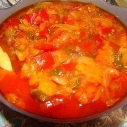 Домашнее лечо из болгарского перца и помидор