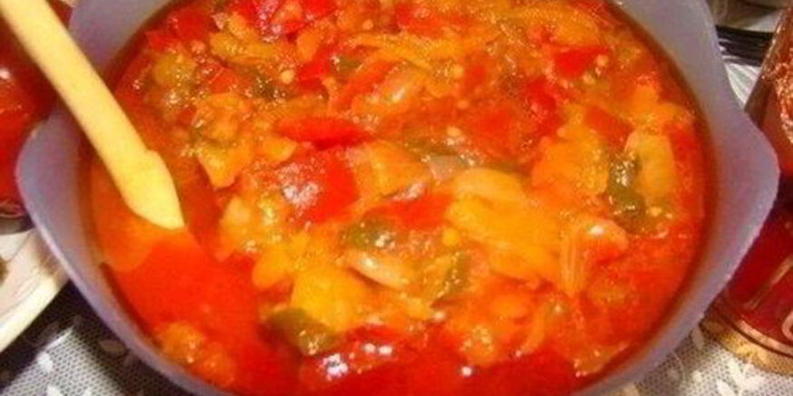 Рецепт домашнего лечо из болгарского перца и помидор