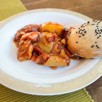 Лечо из перца и помидоров