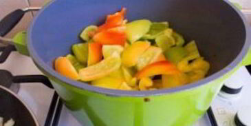 лечо из перца и помидоров