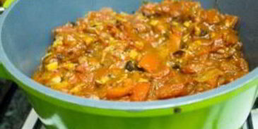 лечо из перца и помидоров