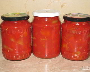 Лечо из помидоров