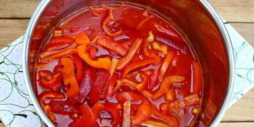 лечо с фасолью на зиму