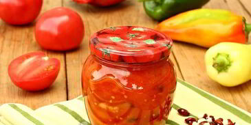 лечо с фасолью на зиму