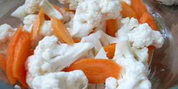 быстро-маринованная цветная капуста