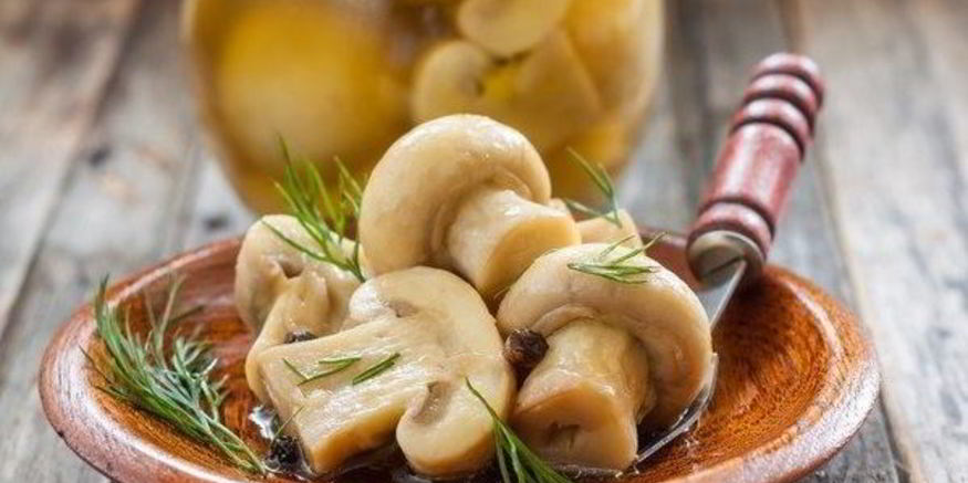 Рецепт быстрых маринованных шампиньонов горячим способом