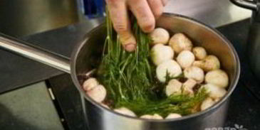 быстрые маринованные шампиньоны горячим способом