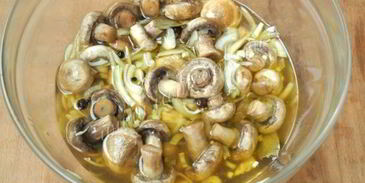 быстрые маринованные шампиньоны