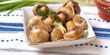 быстрые маринованные шампиньоны