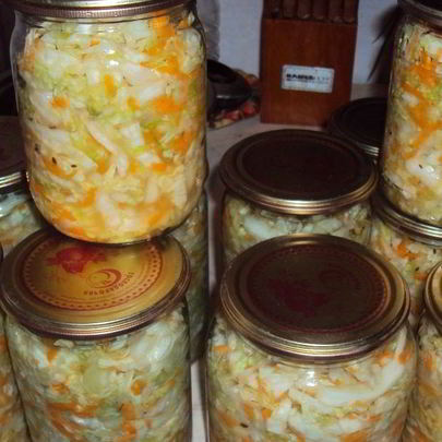 Капуста маринованная на зиму