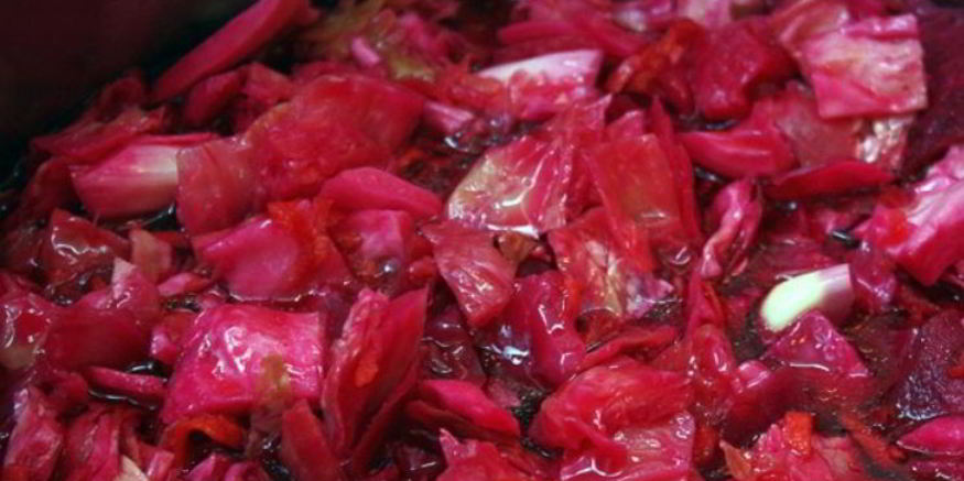 Рецепт капусты, маринованной по-корейски со свеклой