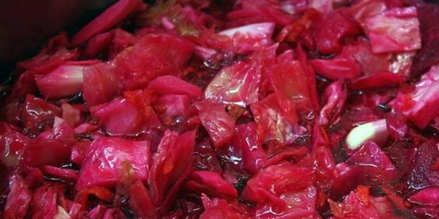 Рецепт капусты по-армянски со свеклой