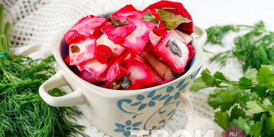 Рецепт капусты по-грузински со свеклой