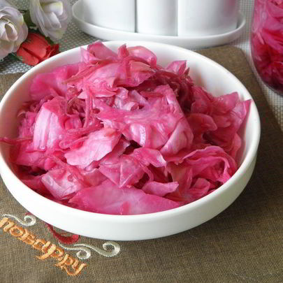 Капуста с буряком