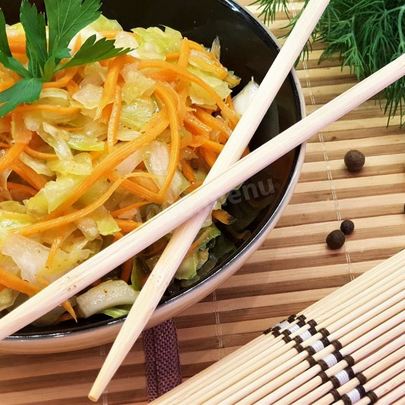 Маринованная капустка с пряностями по-корейски