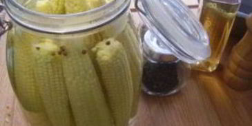 маринованная молодая кукуруза на зиму
