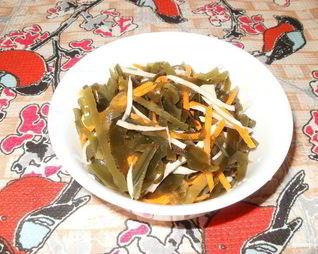 Маринованная морская капуста
