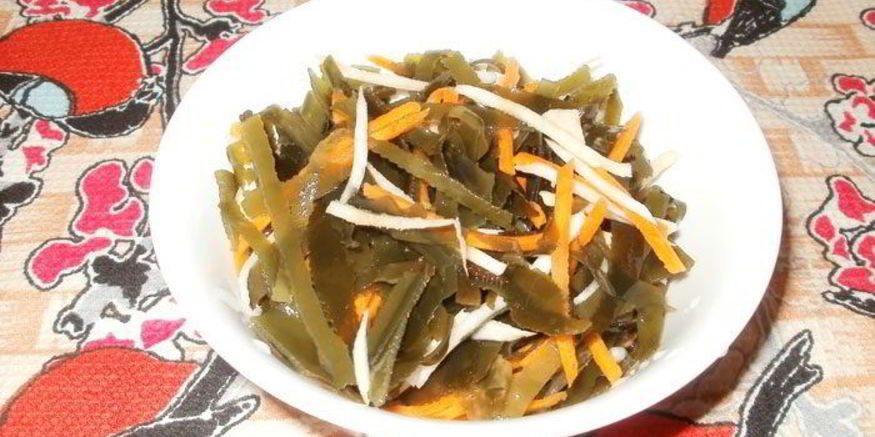 Рецепт маринованной морской капусты