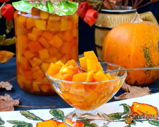 Маринованная тыква со вкусом ананаса