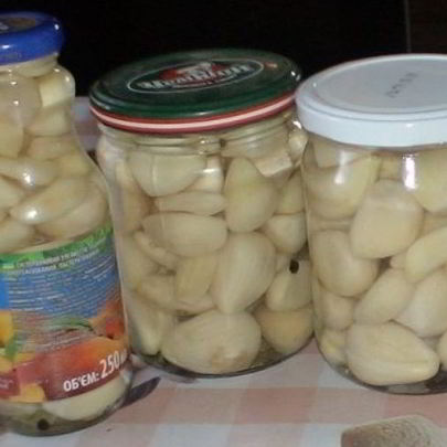 Маринованный чеснок на зиму
