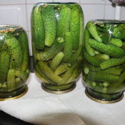 Маринованные хрустящие огурчики