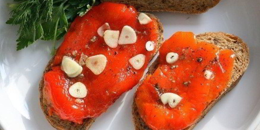 Рецепт маринованных печеных перцев