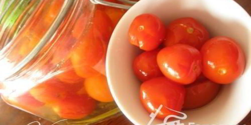 Рецепт маринованных помидоров-черри