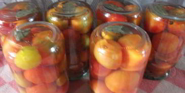 помидоры маринованные со сливой