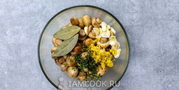 шампиньоны, маринованные без уксуса