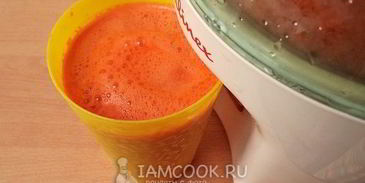 морковный сок на зиму