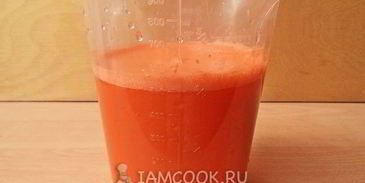 морковный сок на зиму