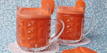 морковный сок на зиму