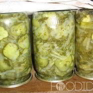 Рецепт Огурцов с чесноком на зиму