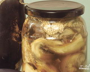 Печеные баклажаны на зиму