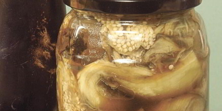 Рецепт печеных баклажанов на зиму