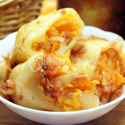 Перцы фаршированные овощами на зиму Пальчики оближешь