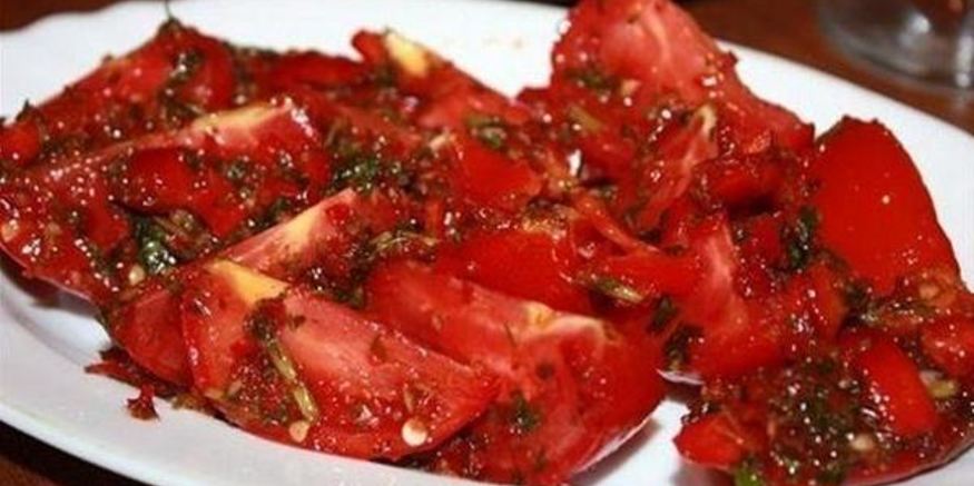 Рецепт помидоров по-корейски с перцем чили