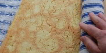 бисквитный рулет с повидлом