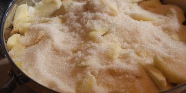 яблочное повидло с красной смородиной