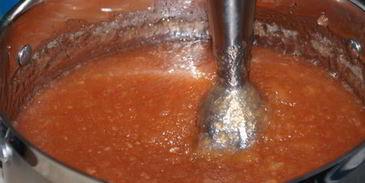 яблочное повидло с красной смородиной