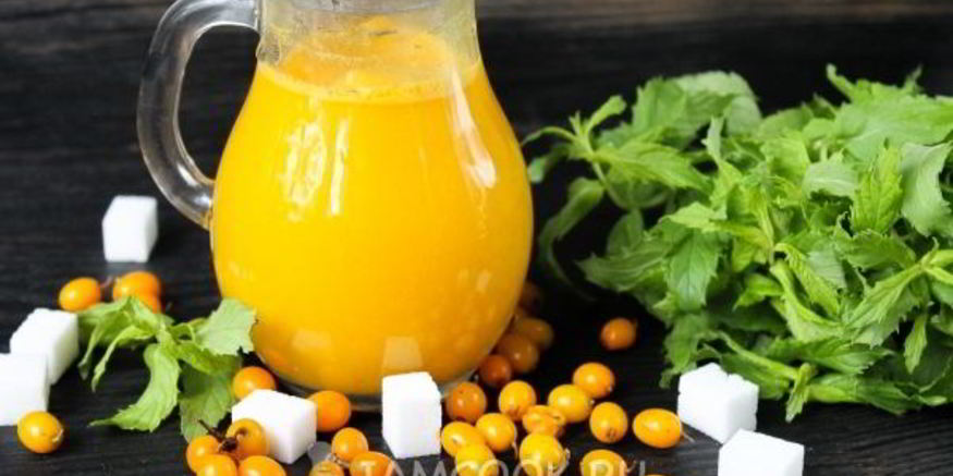 Рецепт сока из облепихи на зиму без кипячения