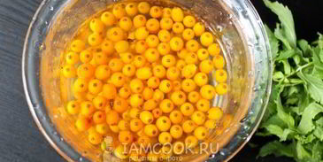 сок из облепихи на зиму без кипячения