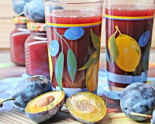 Сок из сливы на зиму через соковыжималку