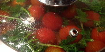 быстрые малосольные помидоры