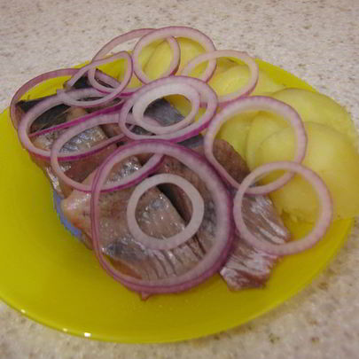 Домашняя малосольная сельдь