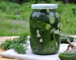 Малосольные огурцы без закатки