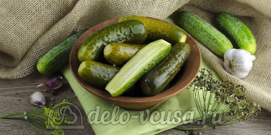 Рецепт малосольных огурцов