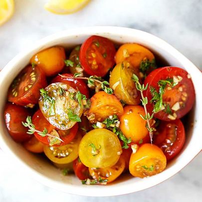 Малосольные помидоры в кастрюле